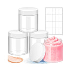 3 Pack 16oz Plastic Jars with Lids