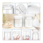3 Pack 16oz Plastic Jars with Lids